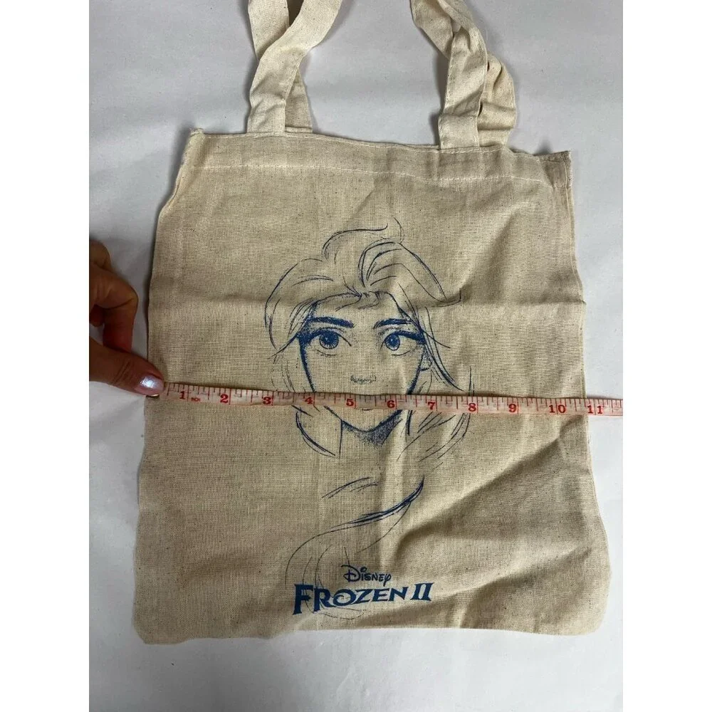 Zara Disney Frozen Elsa Small Cotton Tote Bag Kids New